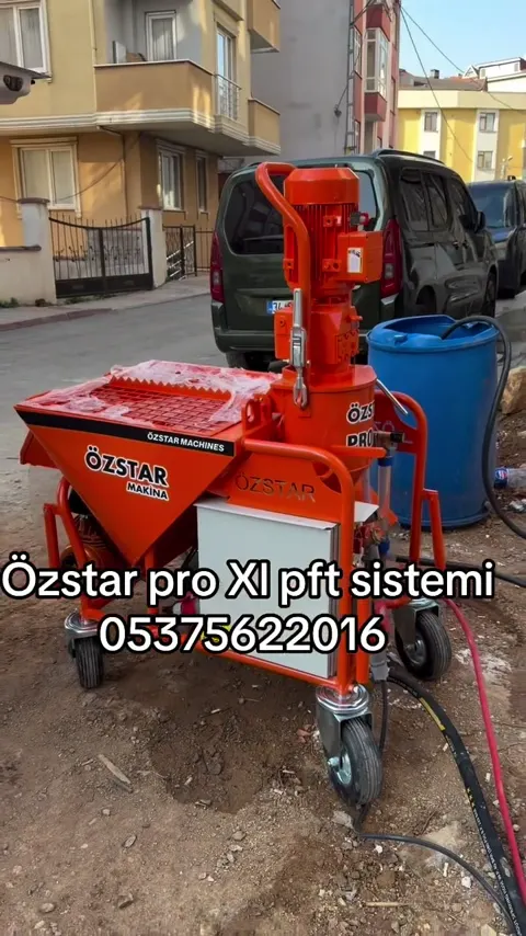 Özstar Pro XL PFT sistemi şantiyede